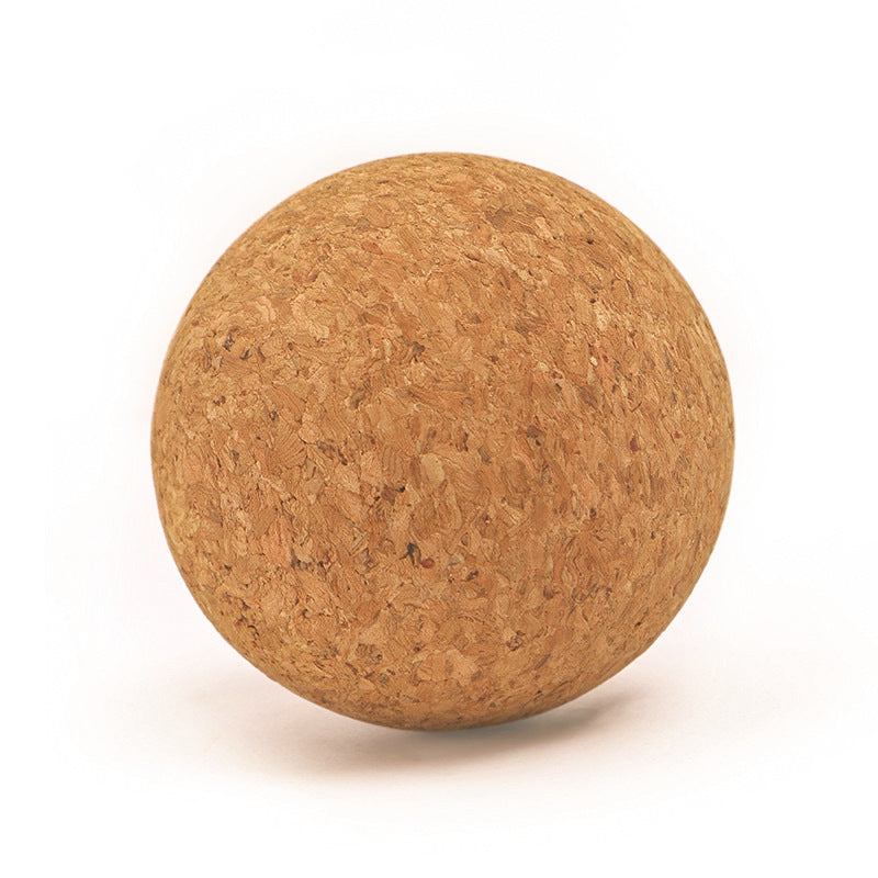 Pelota de masaje de corcho para yoga