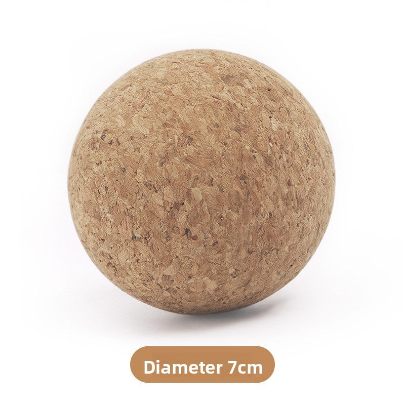 Pelota de masaje de corcho para yoga